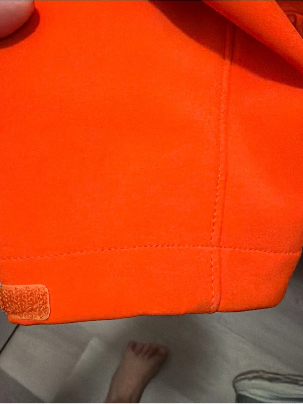 The North Face Men's Bright Orange Softshell Jacket - Full Zip